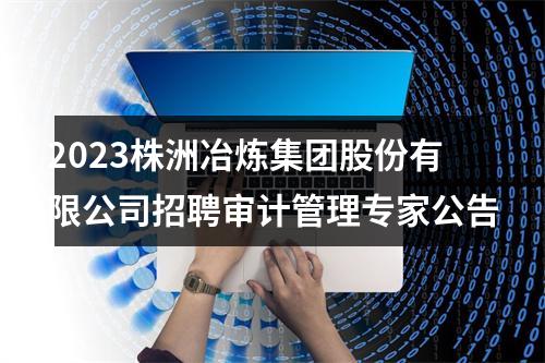 2023株洲冶炼集团股份有限公司招聘审计管理专家公告 图片