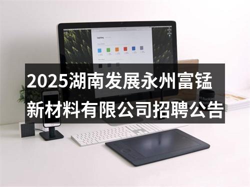 2025湖南发展永州富锰新材料有限公司招聘公告 图片