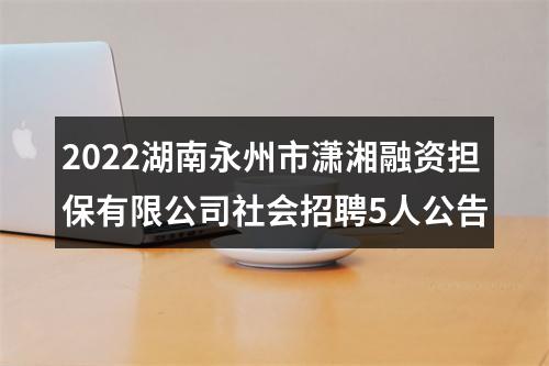 2022湖南永州市潇湘融资担保有限公司社会招聘5人公告 图片
