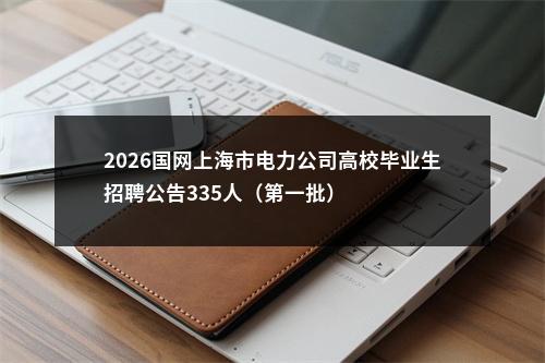 2026国网上海市电力公司高校毕业生招聘公告335人（第一批） 图片