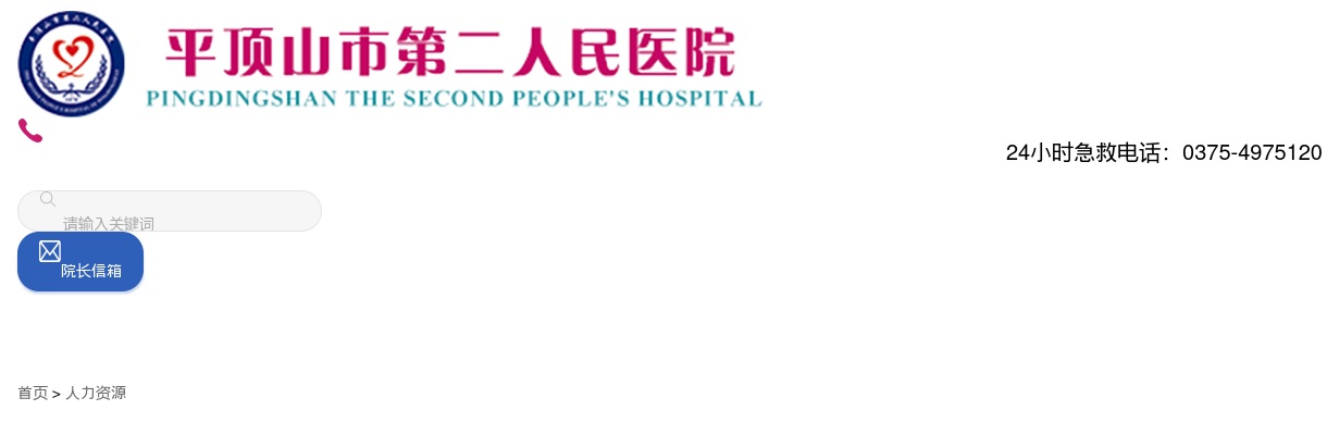 2024年平顶山市第二人民医院招聘急需紧缺卫生专业人事代理人员20人公告 图片