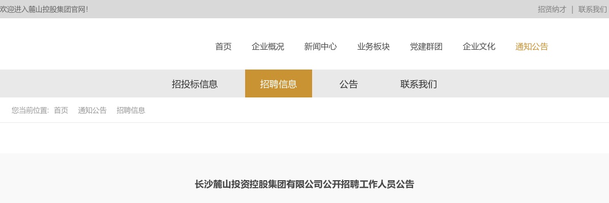 2023长沙麓山投资控股集团有限公司招聘46人公告 图片