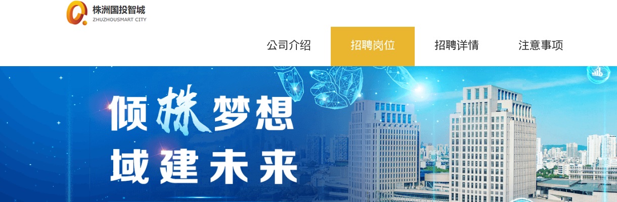 2021湖南株洲国投智城产业发展投资有限公司招聘18人公告 图片