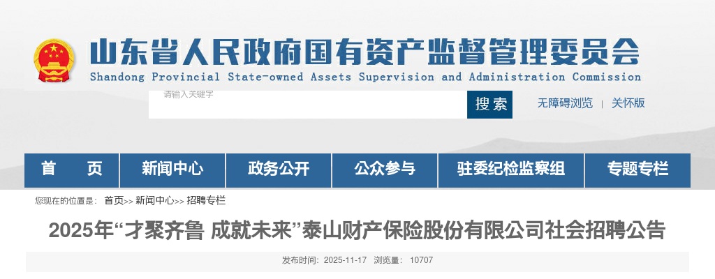 2025山东泰安市泰山财产保险股份有限公司社会招聘2人公告 图片