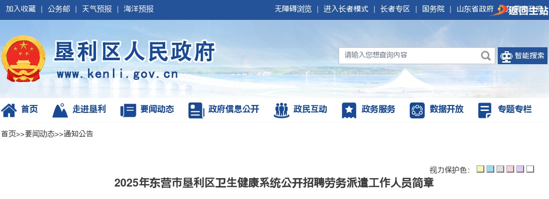 2025年东营市垦利区卫生健康系统公开招聘劳务派遣工作人员简章（4人） 图片